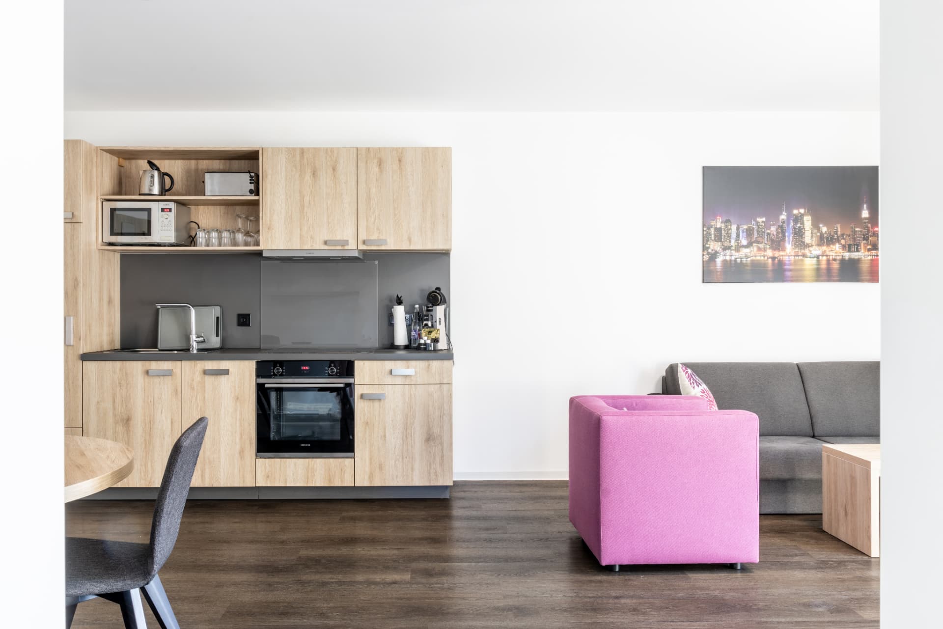 Ansicht Apartment Nr. 8, Boardinghouse Karlsdorf-Neuthard